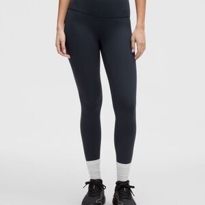 Lululemon true navy, camo leggings